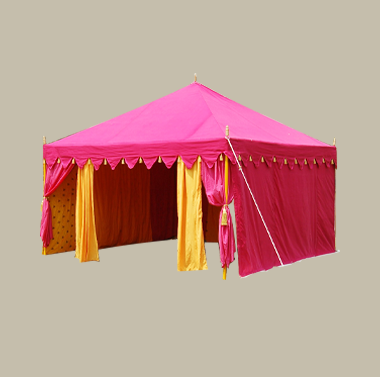 Indian Mughal tent – AIMTEX Pakistan Raj-style wedding tent<br />

